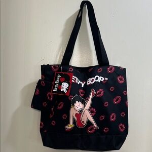 Betty Boop Canvas Tote with coin purse NWT